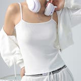 リブ編みキャミソール リブ編みキャミソール タイト | インナーショップDiamondHearts  | 詳細画像1 