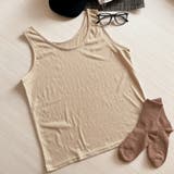 ラウンドネックタンクトップ タンクトップ ラウンドネック | インナーショップDiamondHearts  | 詳細画像12 