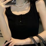 リブタンクトップ リブタンクトップ コンパクト | インナーショップDiamondHearts | 詳細画像1