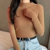 ハイネック リブニット 細身 | インナーショップDiamondHearts | 詳細画像24