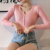 薄手Vネック インナーニット 長袖ニット | インナーショップDiamondHearts | 詳細画像17