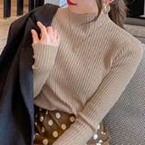 モカ | 細見え 薄手ハイネックニット インナーニット | インナーショップDiamondHearts 