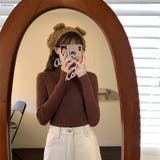 ハイネックニット インナーニット 長袖ニット | インナーショップDiamondHearts | 詳細画像23