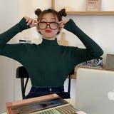 ハイネックニット インナーニット 長袖ニット | インナーショップDiamondHearts | 詳細画像25
