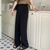 ワイドスラックスパンツ ハイウエスト パンツ | インナーショップDiamondHearts  | 詳細画像7 