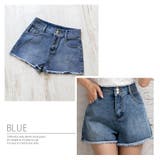 デニムショートパンツ カットオフデザイン パンツ | インナーショップDiamondHearts  | 詳細画像5 