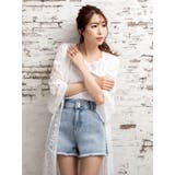 デニムショートパンツ カットオフデザイン パンツ | インナーショップDiamondHearts  | 詳細画像21 