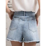 デニムショートパンツ カットオフデザイン パンツ | インナーショップDiamondHearts  | 詳細画像24 