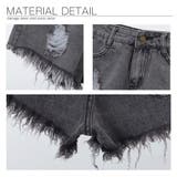 ダメージデニムショートパンツ カットオフデザイン パンツ | インナーショップDiamondHearts | 詳細画像5