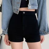 ブラックハイウエストショートパンツ ハイウエストショートパンツ ブラック | インナーショップDiamondHearts  | 詳細画像1 