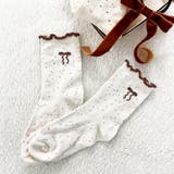 リボン柄フリルソックス リボン フリル | インナーショップDiamondHearts | 詳細画像5