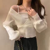レイヤード風 ショート丈 長袖 | インナーショップDiamondHearts  | 詳細画像16 