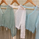 メッシュ クロップド カーディガン | インナーショップDiamondHearts | 詳細画像14