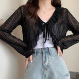 レースフリルショートカーディガン レース フリル | インナーショップDiamondHearts | 詳細画像4