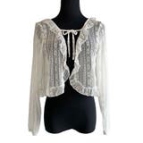 レースフリルショートカーディガン レース フリル | インナーショップDiamondHearts | 詳細画像24