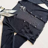 パールボタンシアーショートカーディガン シアー パールボタン | インナーショップDiamondHearts | 詳細画像4