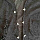 パールボタンシアーショートカーディガン シアー パールボタン | インナーショップDiamondHearts | 詳細画像5
