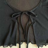 ショートカーディガン ショートカーディガン シアー | インナーショップDiamondHearts | 詳細画像12