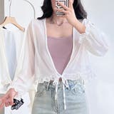 キャンディスリーブフリルシアーシャツ キャンディスリーブ シアーシャツ | インナーショップDiamondHearts | 詳細画像3