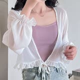 キャンディスリーブフリルシアーシャツ キャンディスリーブ シアーシャツ | インナーショップDiamondHearts | 詳細画像6