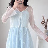 ショート丈シアーカーディガン シアーカーディガン シャツ | インナーショップDiamondHearts | 詳細画像1