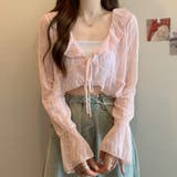 小花柄シアーカーディガン 小花柄 シアーカーディガン | インナーショップDiamondHearts | 詳細画像21