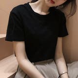 半袖 ロゴ刺繡Tシャツ MISCHIEE 春 夏 韓国 韓国ファッション | インナーショップDiamondHearts  | 詳細画像6 