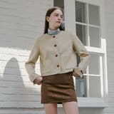 ラウンドネックラインハンドメイドジャケット韓国 韓国ファッション | SweetSOUP | 詳細画像2