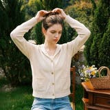 フーディー ニット カーディガン 韓国 韓国ファッション | SweetSOUP | 詳細画像2 