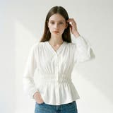 スモックシャーリングブラウス 韓国 韓国ファッション | SweetSOUP | 詳細画像3 