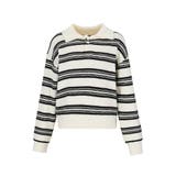 ストライプカラーネックニット韓国 韓国ファッション | SweetSOUP | 詳細画像3 