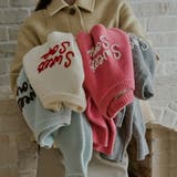 レタリングポイントクロップドニット韓国 韓国ファッション | SweetSOUP | 詳細画像2 