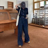 デニム半袖シャツとパンツセット | Doula Doula | 詳細画像4