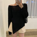 ブラック | ニットセーター | Doula Doula