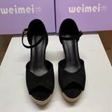 ブラック | ジュートサンダル【韓国ファッション】 | Doula Doula