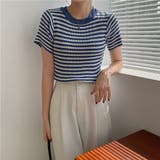 ブルー | ニットセーター【韓国ファッション】 | Doula Doula