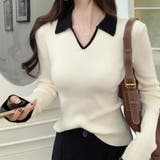 ベージュ | ニットセーター【韓国ファッション】 | Doula Doula