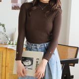 ブラウン | ニットセーター【韓国ファッション】 | Doula Doula