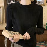ブラック | ニットセーター【韓国ファッション】 | Doula Doula