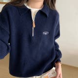 ネイビー | ニットセーター【韓国ファッション】 | Doula Doula