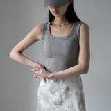 グレー | パット付タンクトップ | Doula Doula