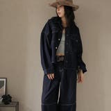 ネイビー | デニムセットアップ | Doula Doula