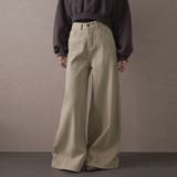 ベージュ | 裏起毛デニムパンツ | Doula Doula