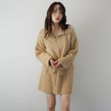 キャメル | ニットセーターとショットパンツセット | Doula Doula