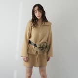 ニットセーターとショットパンツセット | Doula Doula | 詳細画像1 