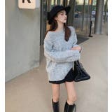 ケーブルルーズニット・セーター【韓国ファッション】 | Doula Doula | 詳細画像6 
