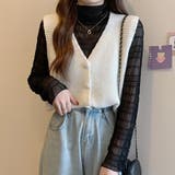 オフホワイト | ブラウス【韓国ファッション】【春夏新商品】 | Doula Doula