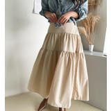 ベージュ | マキシスカート【韓国ファッション】【春夏新商品】 | Doula Doula