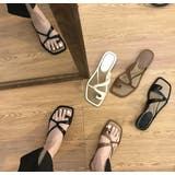フラットサンダル【韓国ファッション】【春夏新商品】 | Doula Doula | 詳細画像10 