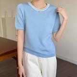 ブルー | ニット・セーター【韓国ファッション】 | Doula Doula